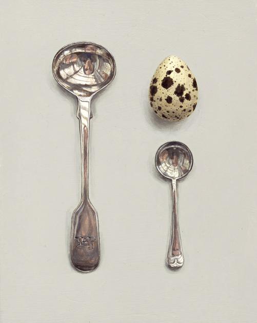 Hybrid Gallery Rachel Ross Small Spoons with Quail's Egg
