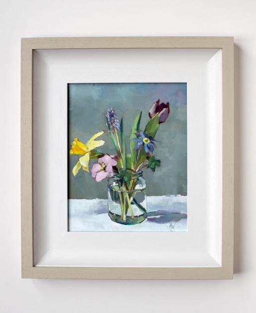 Hybrid Gallery Annie Waring Spring Flowers in a Jam Jar