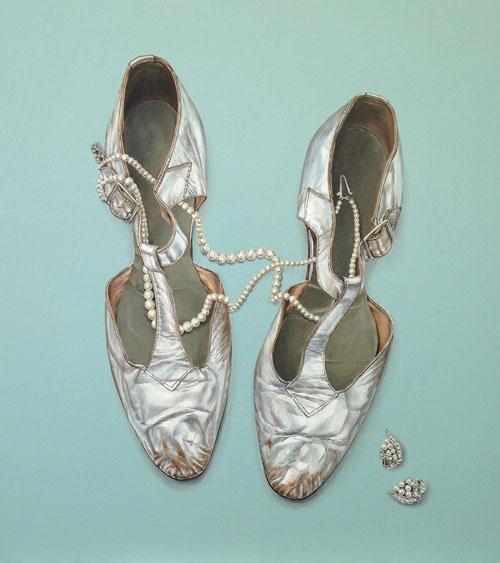 Dancing Shoes with Pearls