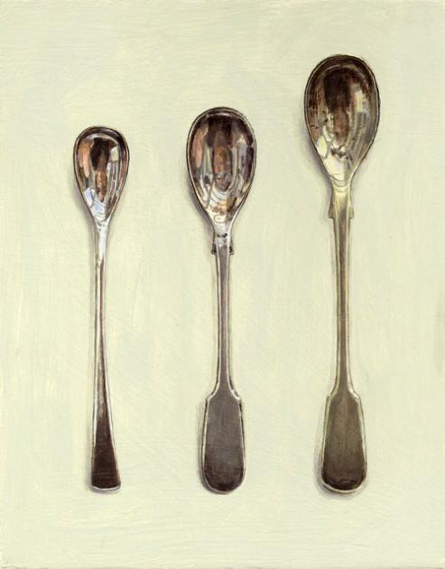Three Salt Spoons