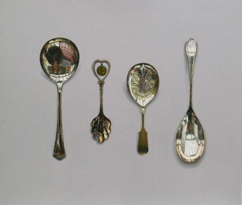Arranged With Caddy Spoon