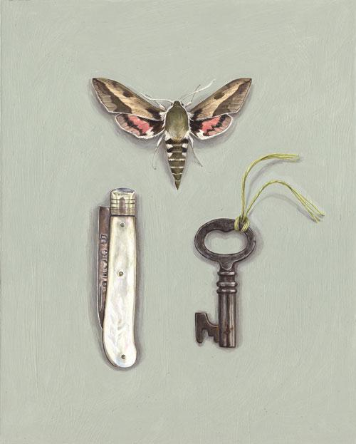Hawk Moth with Knife
