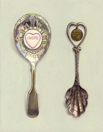 Spoons with Love Heart