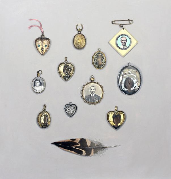 Hybrid Gallery Rachel Ross Lockets with Feather