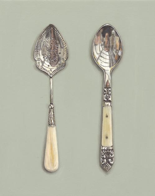 Hybrid Gallery Rachel Ross Two Bone Handled Spoons