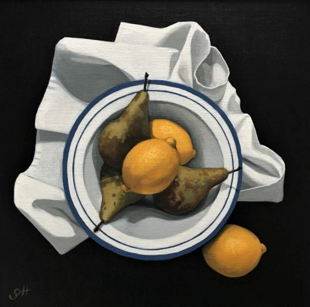 Hybrid Gallery Gill Hamilton Lemons and Pears on White