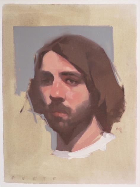 Hybrid Gallery Felicia Forte Study of a Man with Beard