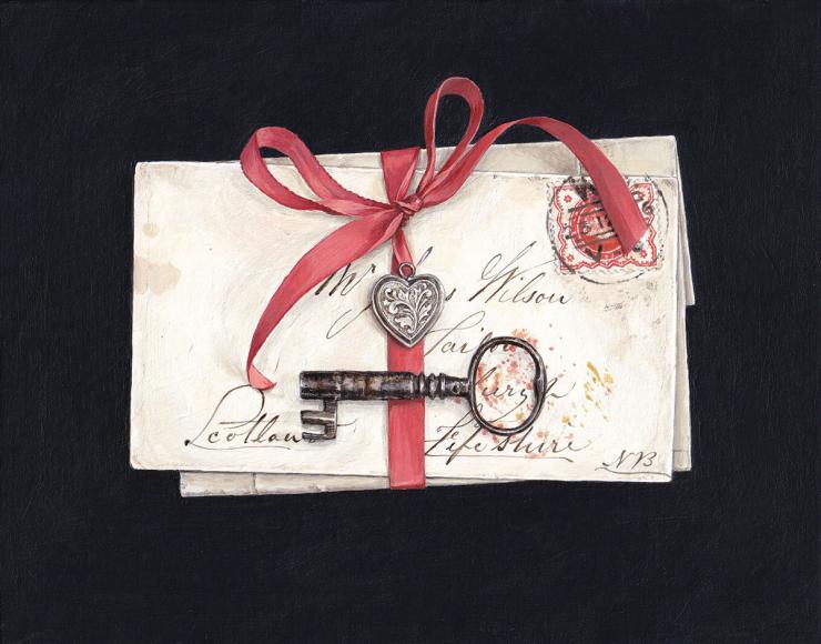 Hybrid Gallery Rachel Ross Letter with Locket and Key