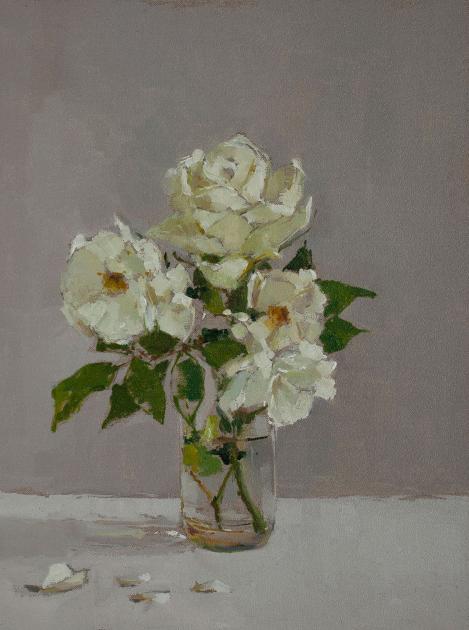 Hybrid Gallery Annie Waring Winter White Roses