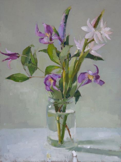 Hybrid Gallery Annie Waring Clematis and Kafir Lily