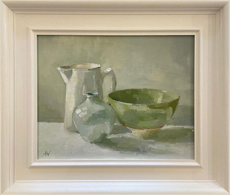 Hybrid Gallery Annie Waring Still Life with Green Bowl