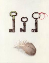 Three Keys with Feather