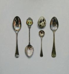 Four Spoons with Ironbridge Souvenir