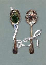 Hybrid Gallery Rachel Ross Spoons with Holly Leaf