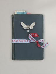 Tied Book with Lesser Puss Moth