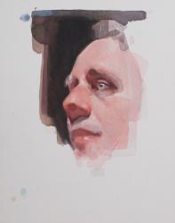 Hybrid Gallery Felicia Forte Watercolour Study of a Man 