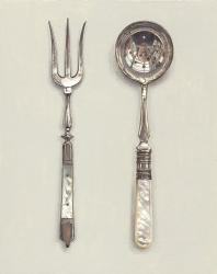 Hybrid Gallery Rachel Ross Mother of Pearl Fork and Spoon