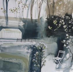 Hybrid Gallery Jane Askey Listening to the Birdsong Amongst the Blossom