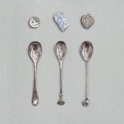 Hybrid Gallery Rachel Ross Three Small Spoons with Fragments