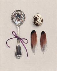 Hybrid Gallery Rachel Ross Sugar Sifter with Quail's Egg and Feathers