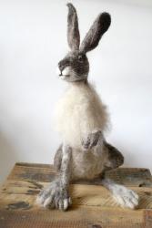 Hybrid Gallery Gemma Bee Larger Seated Grey Hare