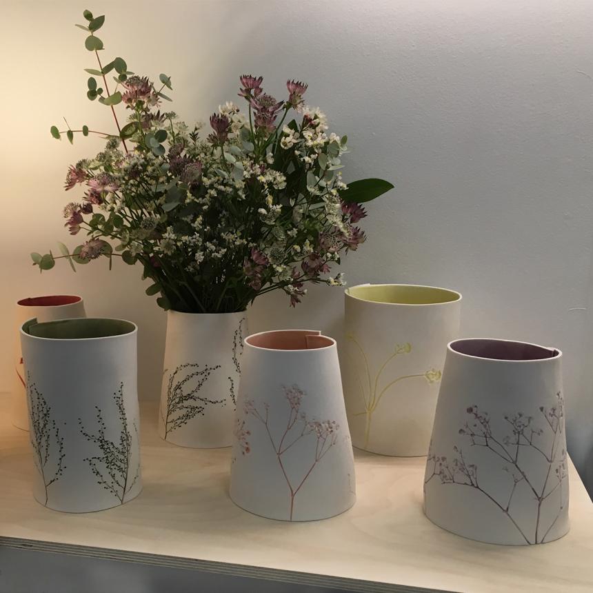 Hybrid Gallery Botanical vases Leonora Richardson